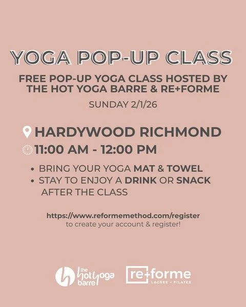 The Hot Yoga Barre &amp; Re+Forme present: Pints + Yoga