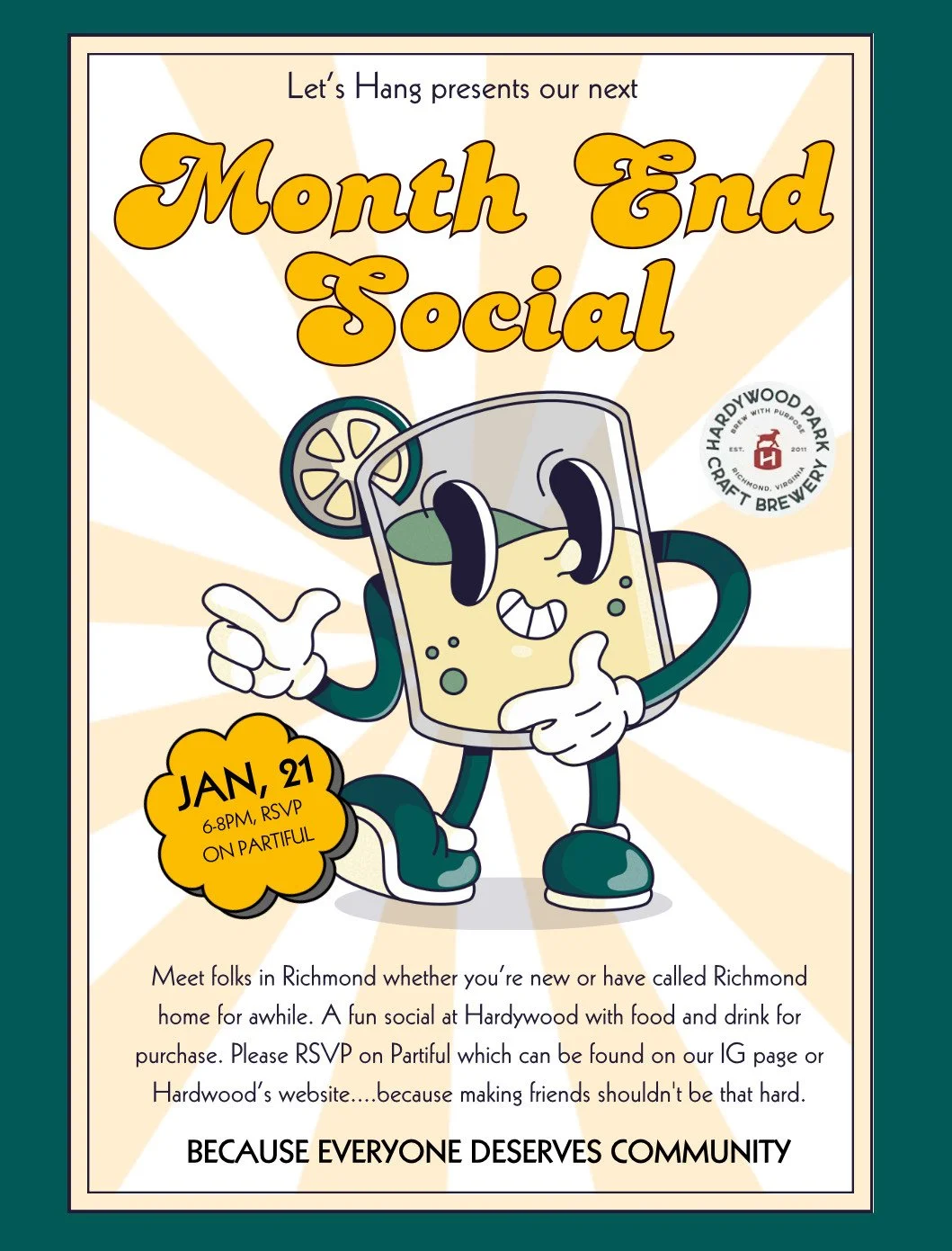 Let's Hang - Month End Social