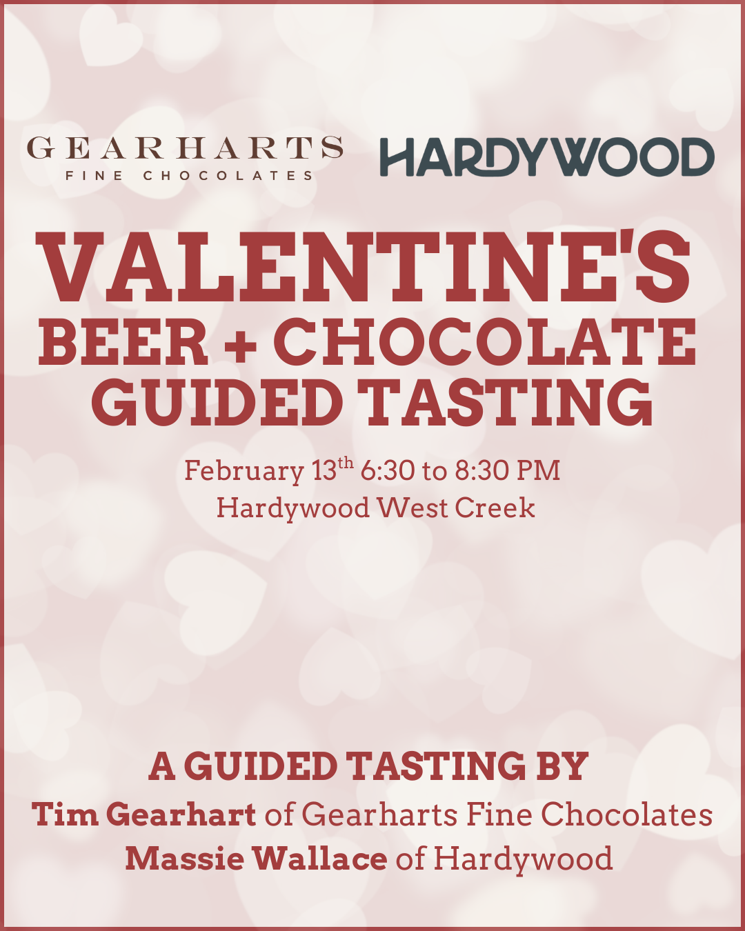 Valentine's Beer + Chocolate Guided Tasting
