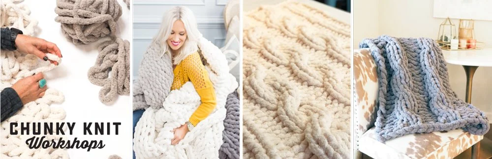 AR Workshop: Chunky Knit Blanket