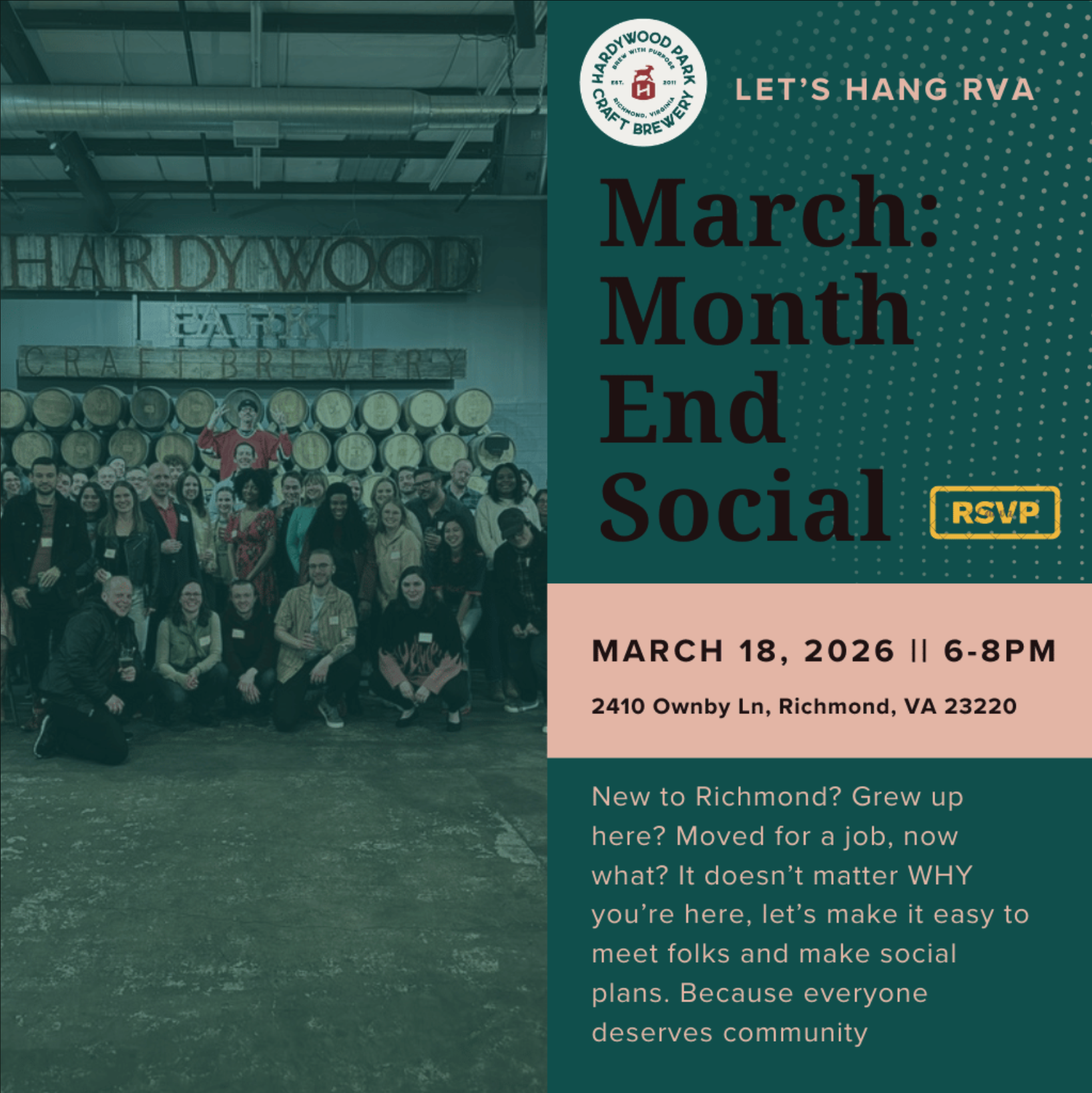 Let’s Hang: Month End Social
