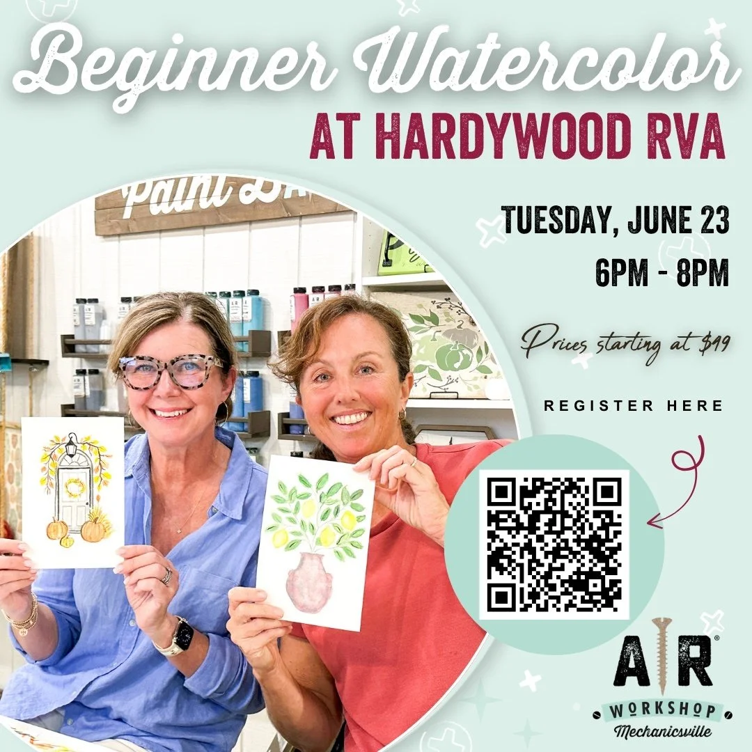 Beginner Watercolor Class @ Hardywood RVA