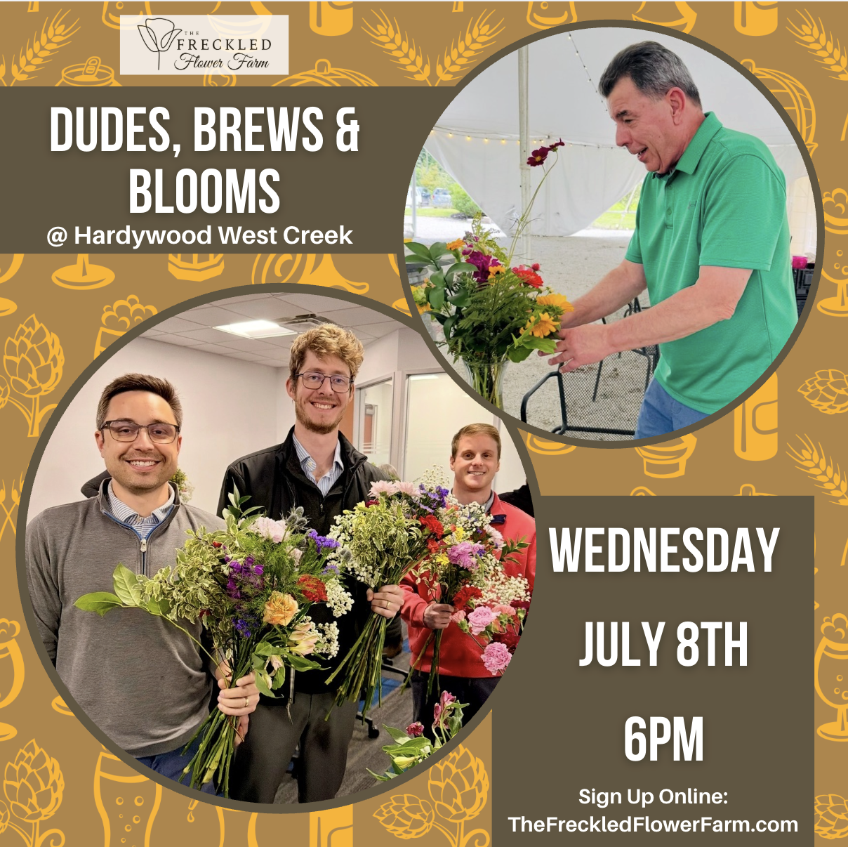 Dudes, Brews, & Blooms: