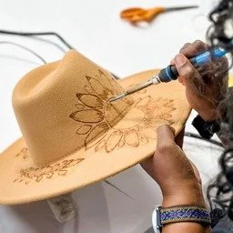 Hat & Boho Bag Burning Workshop