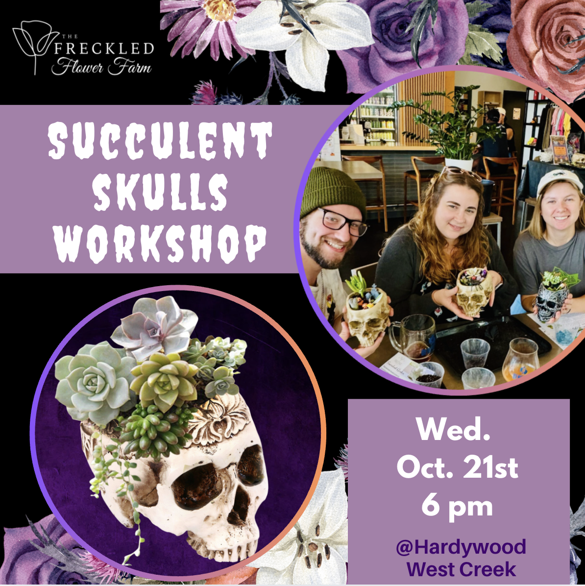 Succulent Skull Class