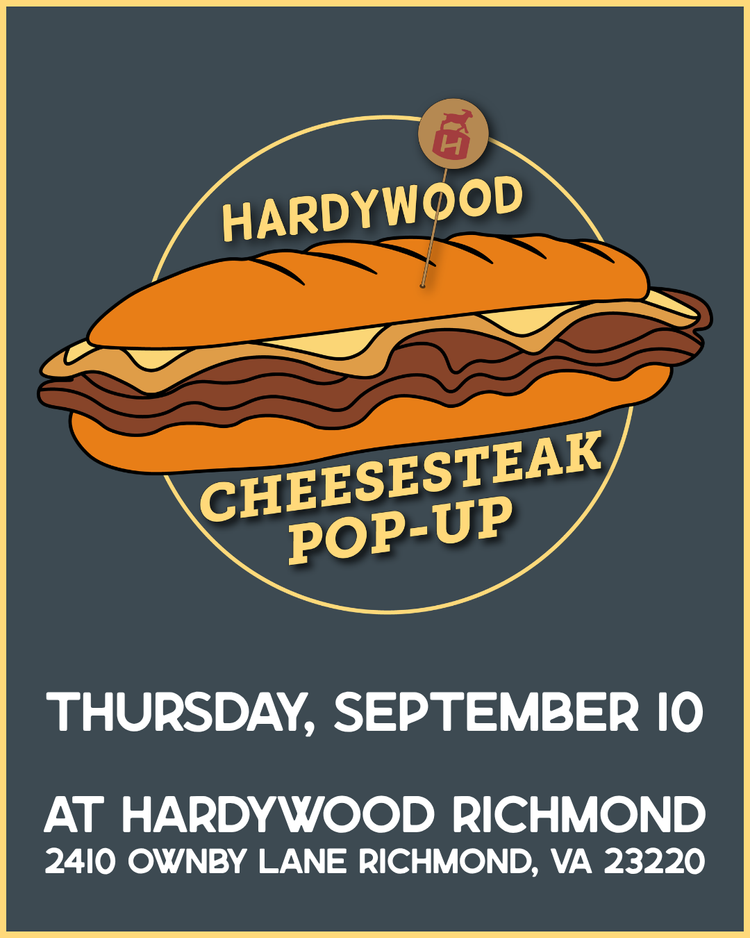 Hardywood Cheese Steak Pop-up