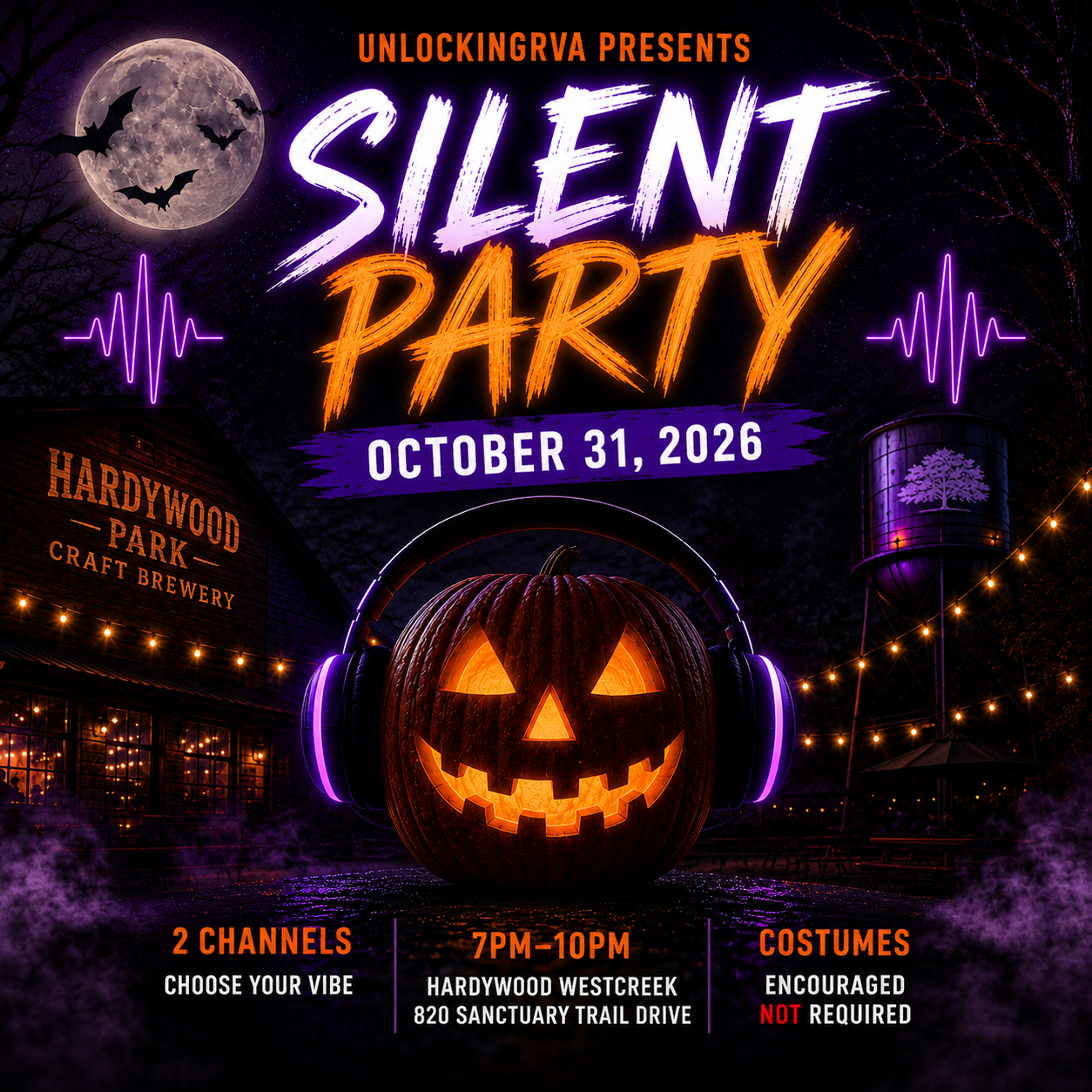 Unlocking RVA Presents:  SILENT PARTY