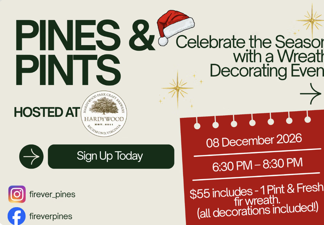 Pines & Pints - Wreath Decorating Event