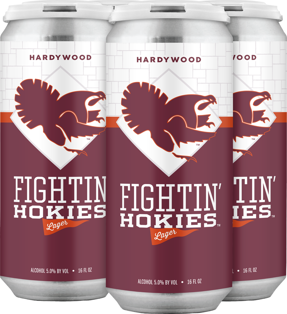 Fightin' Hokies Lager by Hardywood Park Craft Brewery