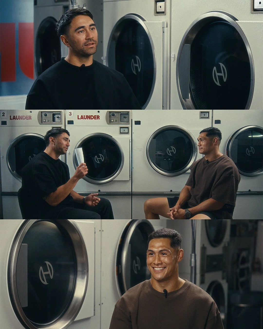 Recent work shot for the @nzwarriors new One on One series, powered by @persil_nz 

Shot in the laundromat @launderdc_ featuring some of the greats of New Zealand rugby league

Produced: @nzwarriors 
Creative direction: @logan_dodds 
DP: @joespiers.m