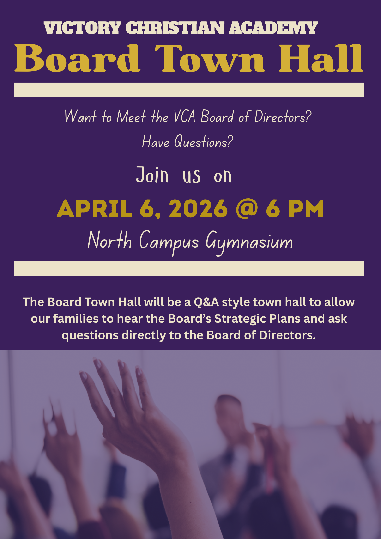 Board Town Hall- 4/6/26