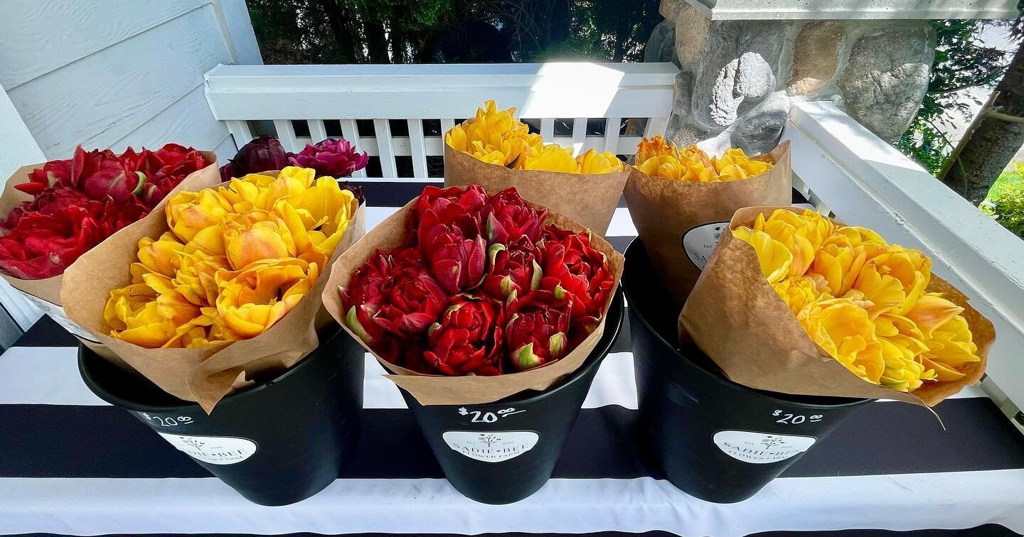 Wow! 

Thank you to everyone who came out this weekend to purchase a bouquet or buy dahlia tubers! I&rsquo;m so grateful - first, that you love flowers and talking about flowers, and second, that you are supporting our small, family-run, local busine