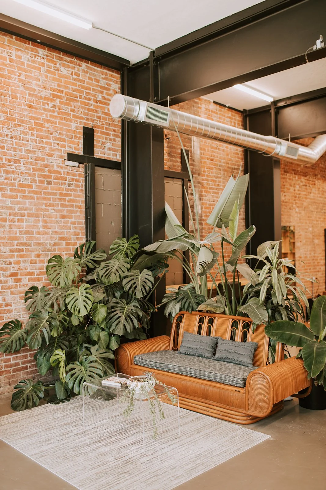 Symmetrie Studios lobby in historic downtown Lynden, WA, where Bare by Frankie is located