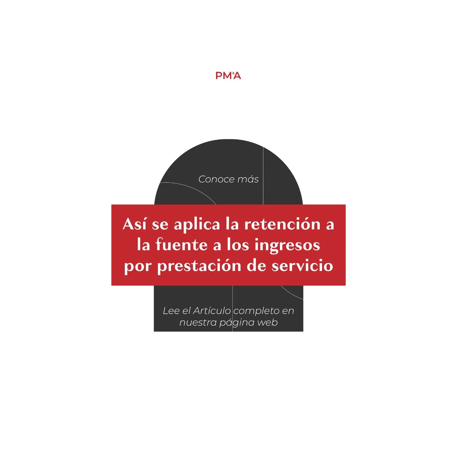 Conoce c&oacute;mo aplicar&iacute;a la retenci&oacute;n a la fuente en los casos de prestaci&oacute;n de servicios, honorarios o comisiones.

Toda la informaci&oacute;n en nuestro m&aacute;s reciente art&iacute;culo que encontrar&aacute;s en nuestra 