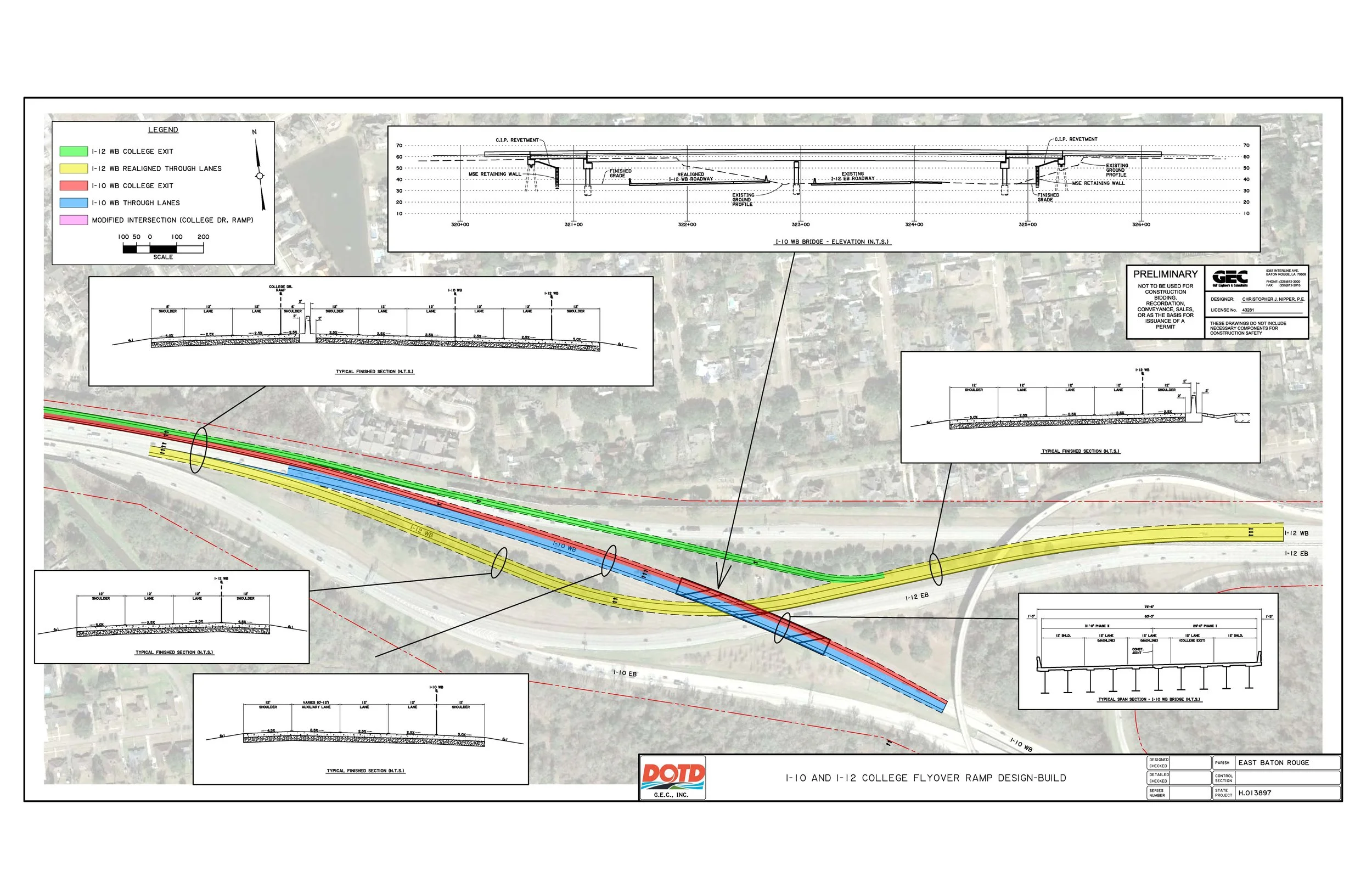 Technical specifications for new interstate alignment