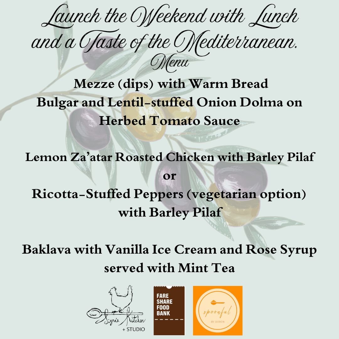 St. Mark’s Mediterranean Lunch on May 22nd