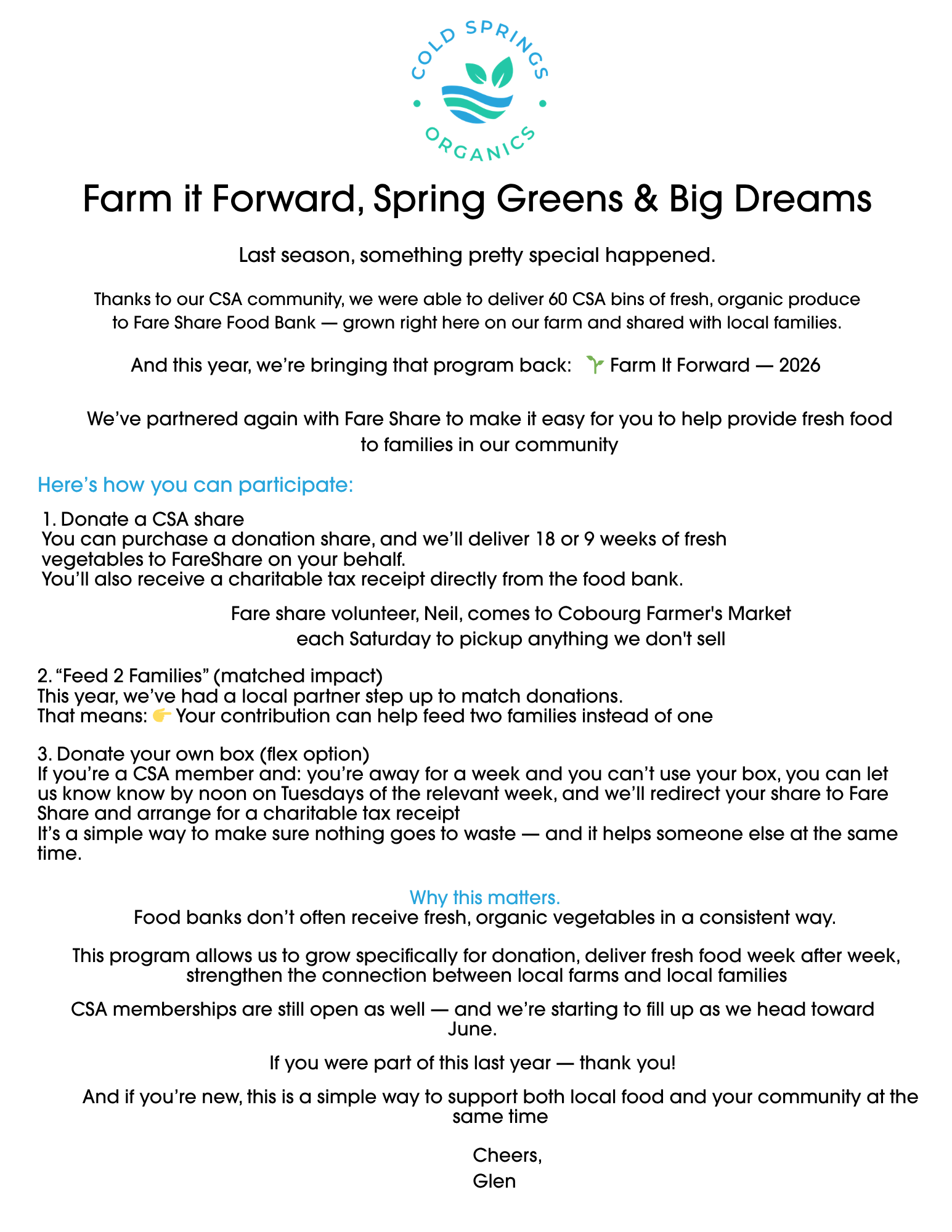 Farm it Forward