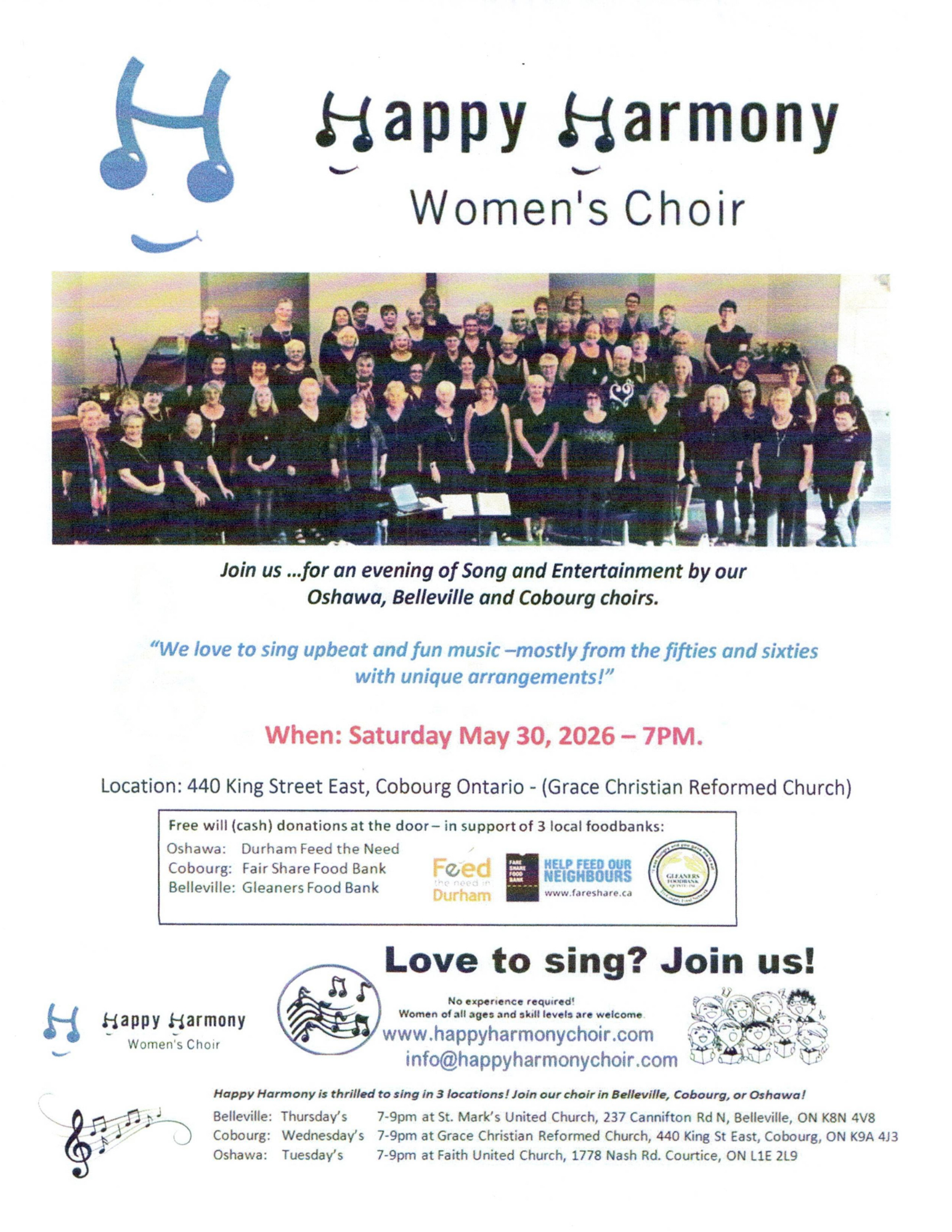 Happy Harmony Choir Event 