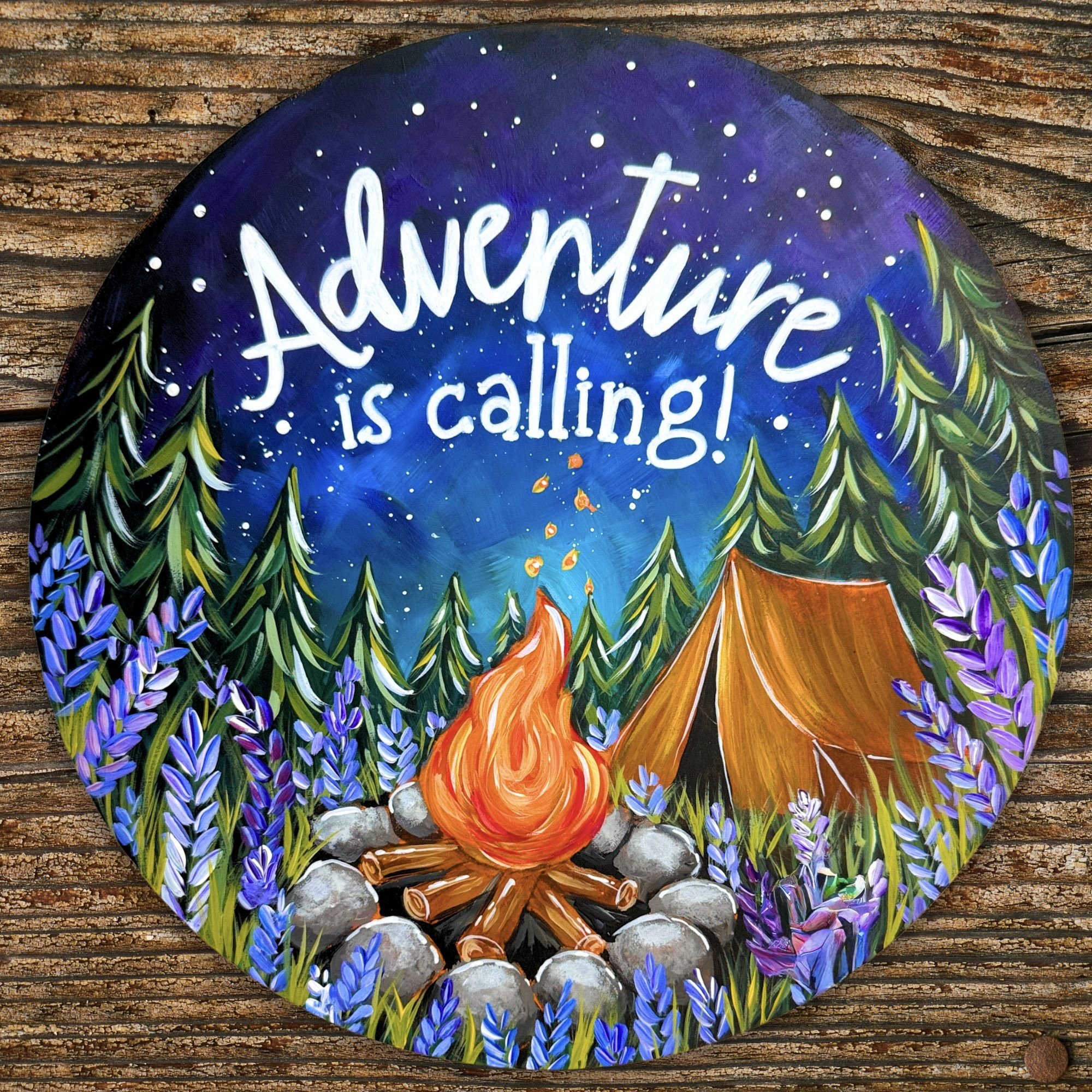 Adventure is Calling Door Hanger