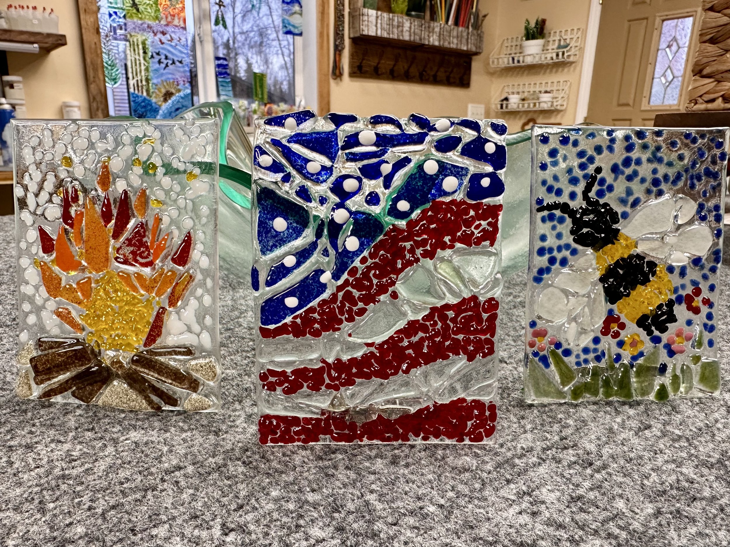 Fused Glass Nightlights