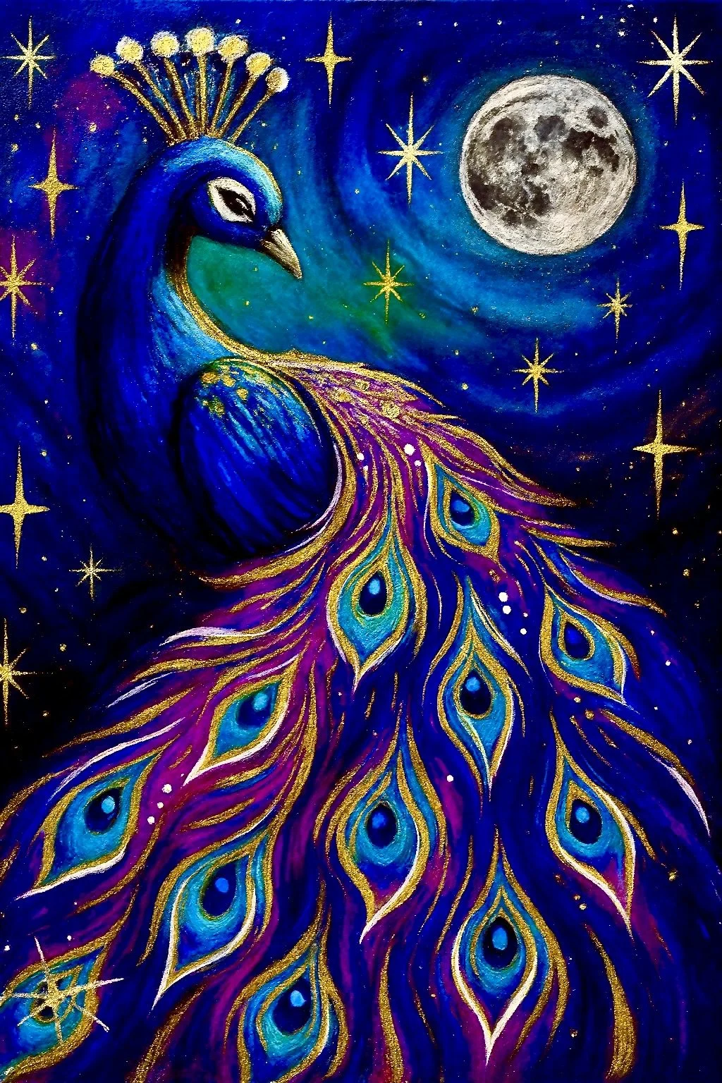 Purple Peacock