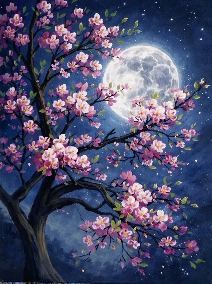 Moonlit Blossoms