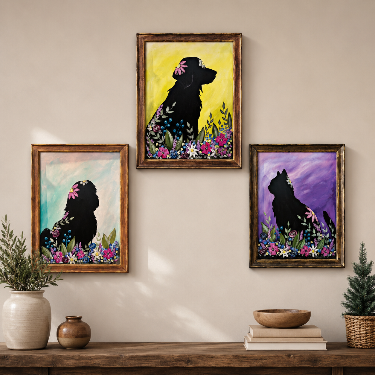 Paint Your Pet Silhouette