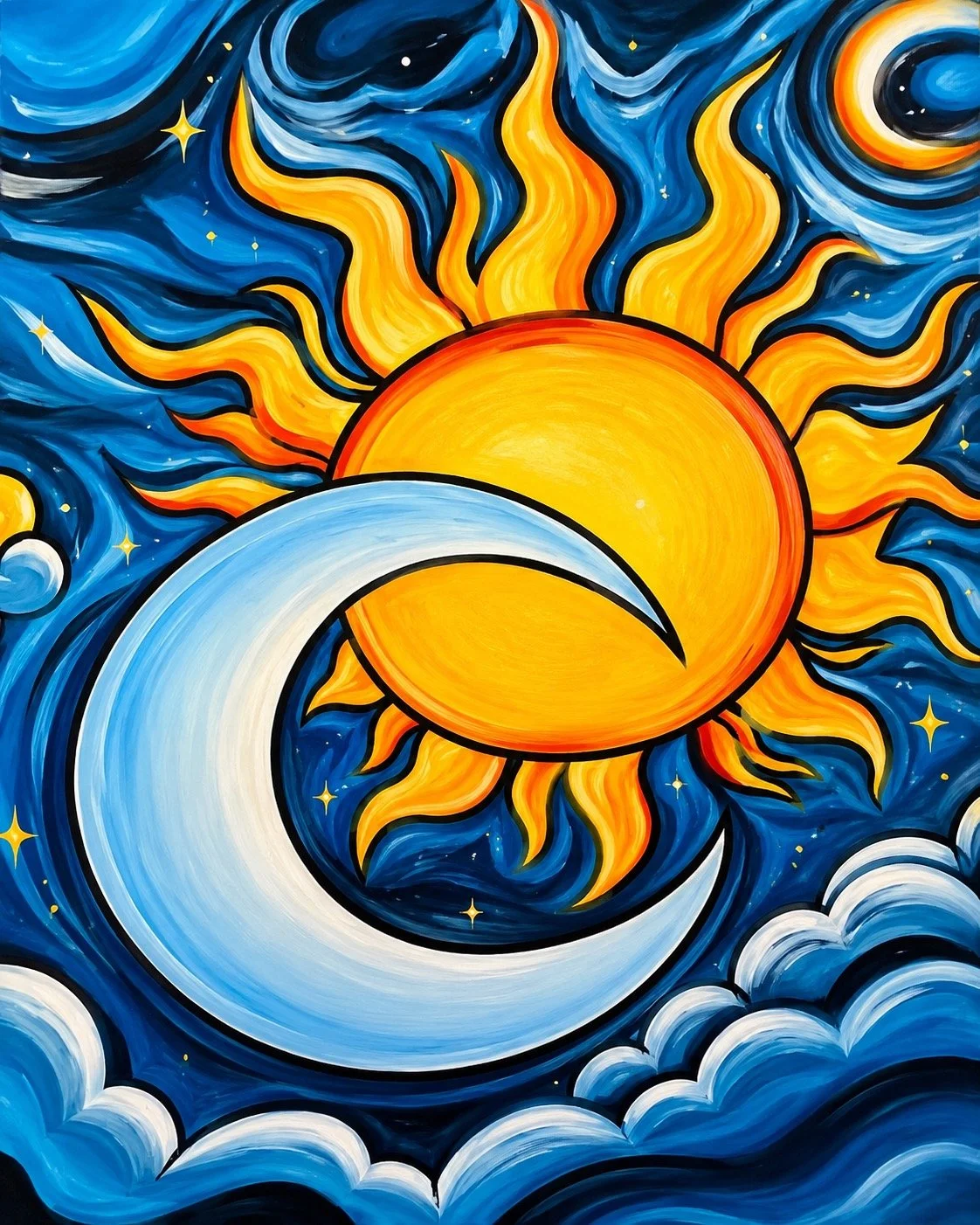 Sun and Moon