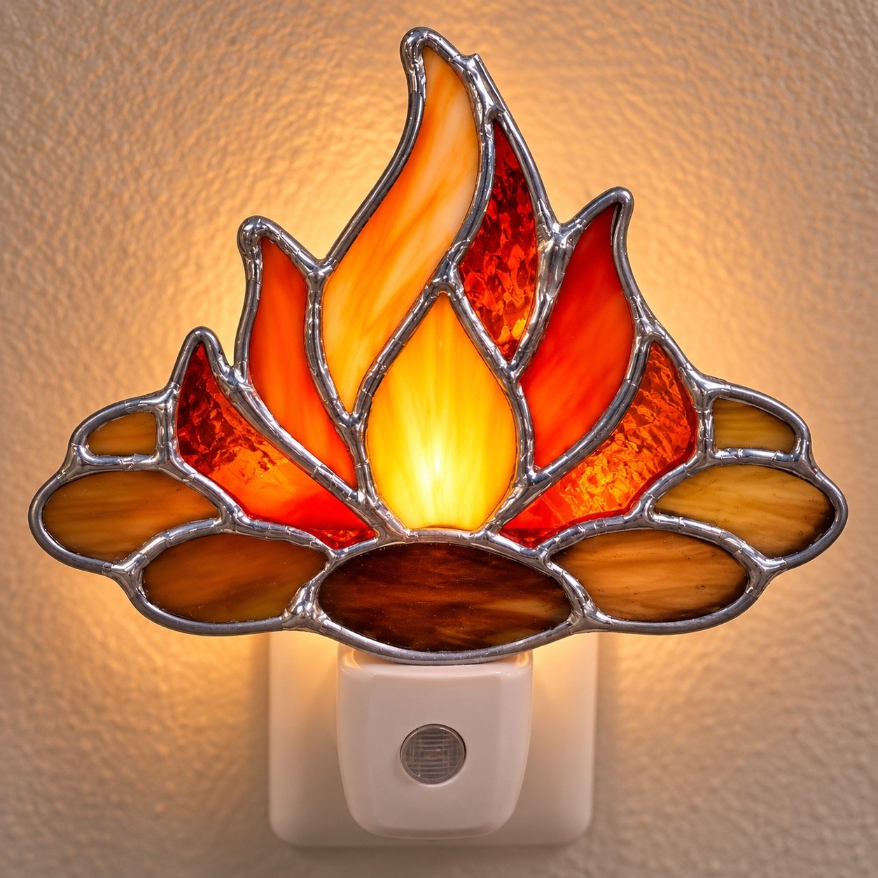 Campfire Nightlight Stained Glass Workshop