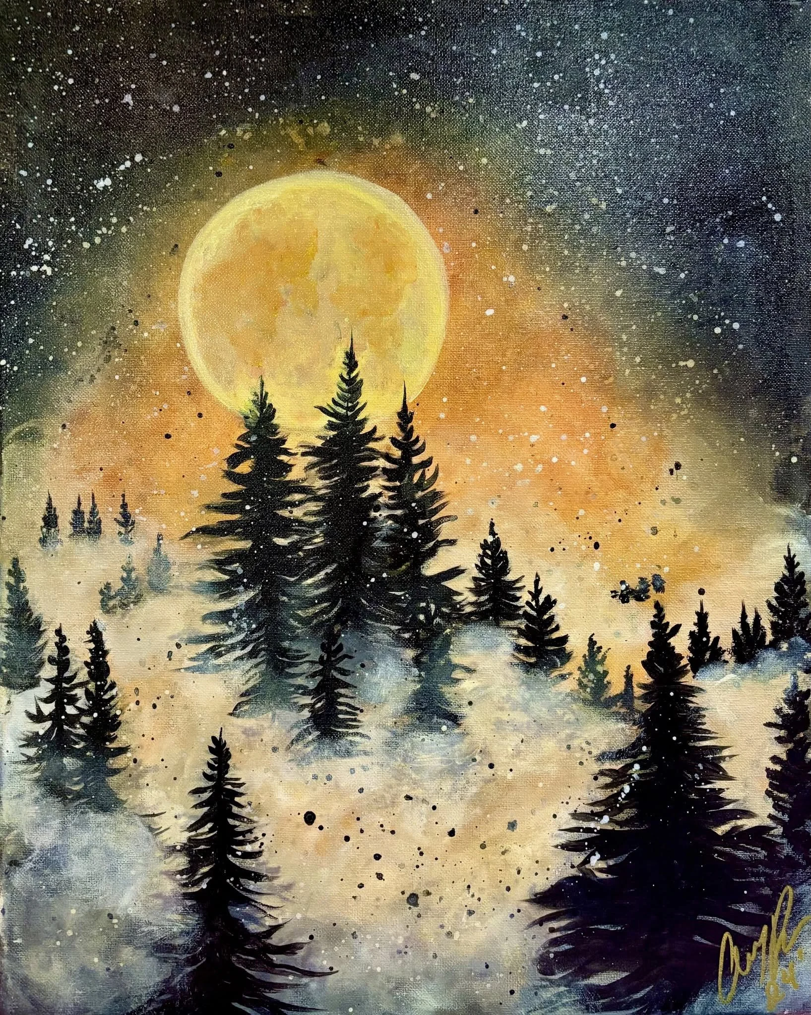 Moonlit Pines