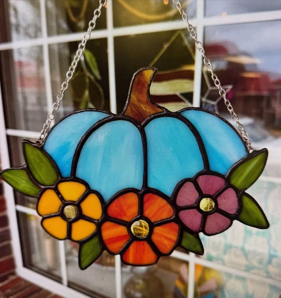 Teal Pumpkin Stained Glass Workshop
