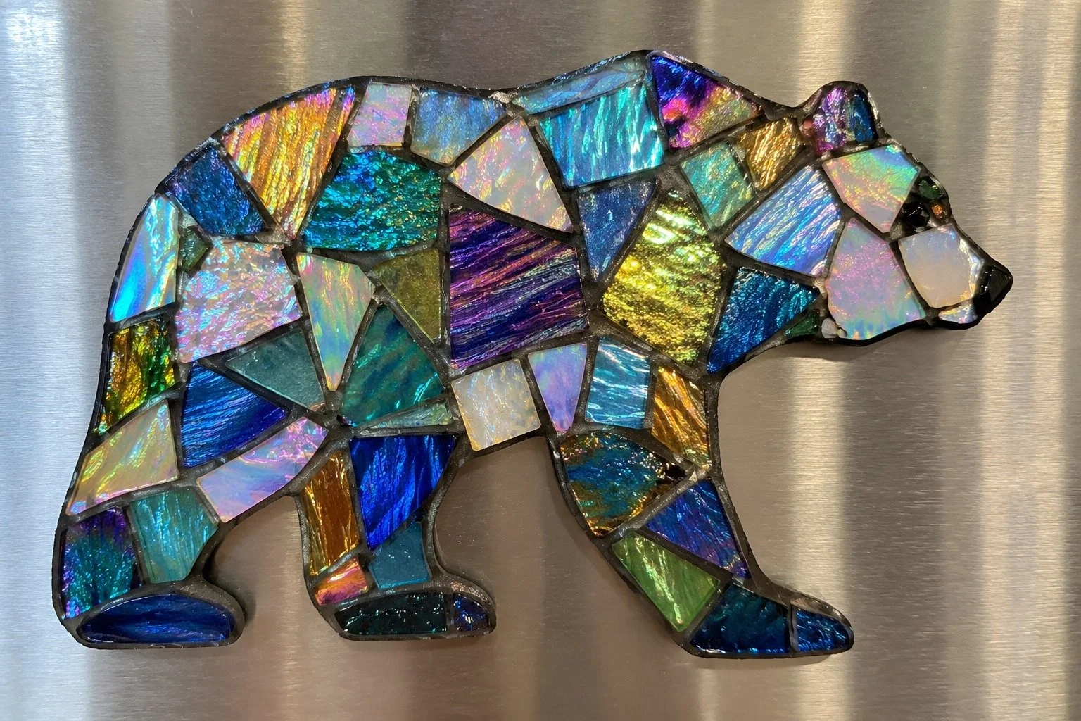 Choose your Craft: Bear Mosaic Magnet or Canvas