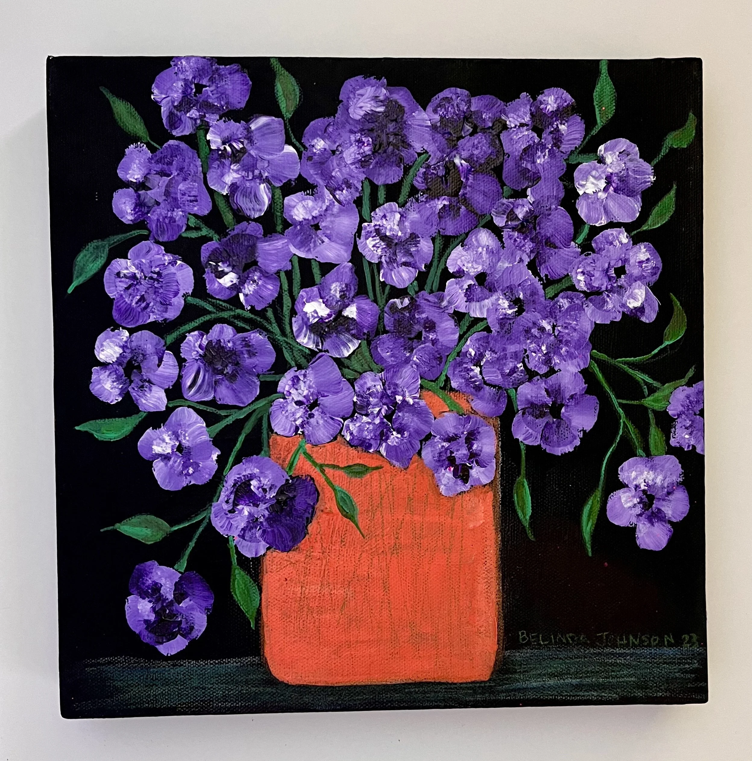 SOLD - "Abundance" - 10x10x1.5 inch Original Acrylic Painting