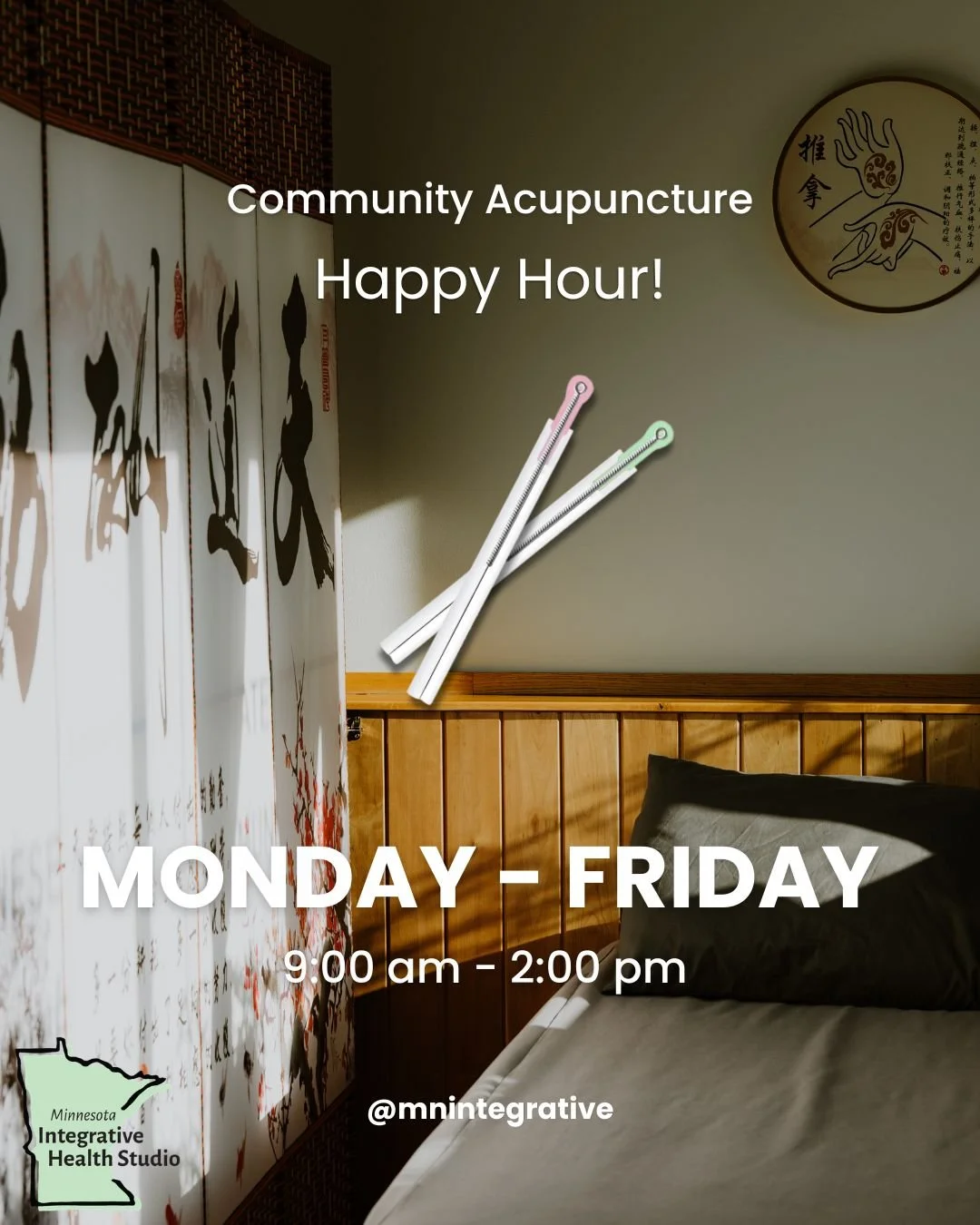 Community Acupuncture Happy Hour is back!