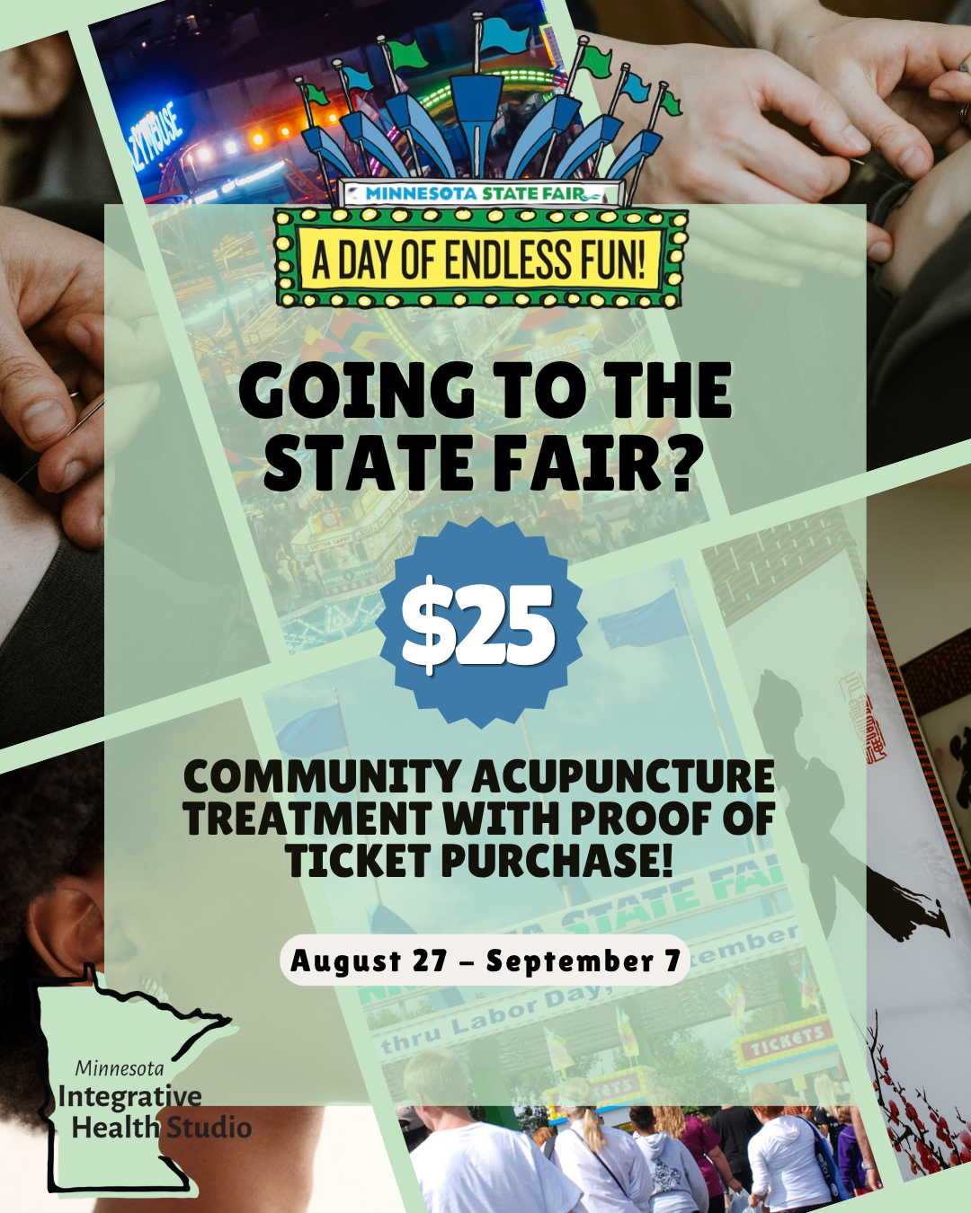 MN State Fair: Discounted Community Acupuncture