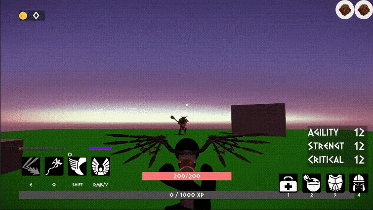 Minotaur attacking the player