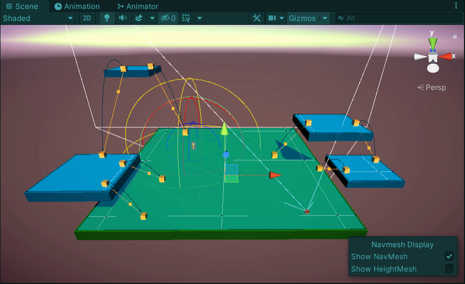 Basilisk patrolling using jump nodes