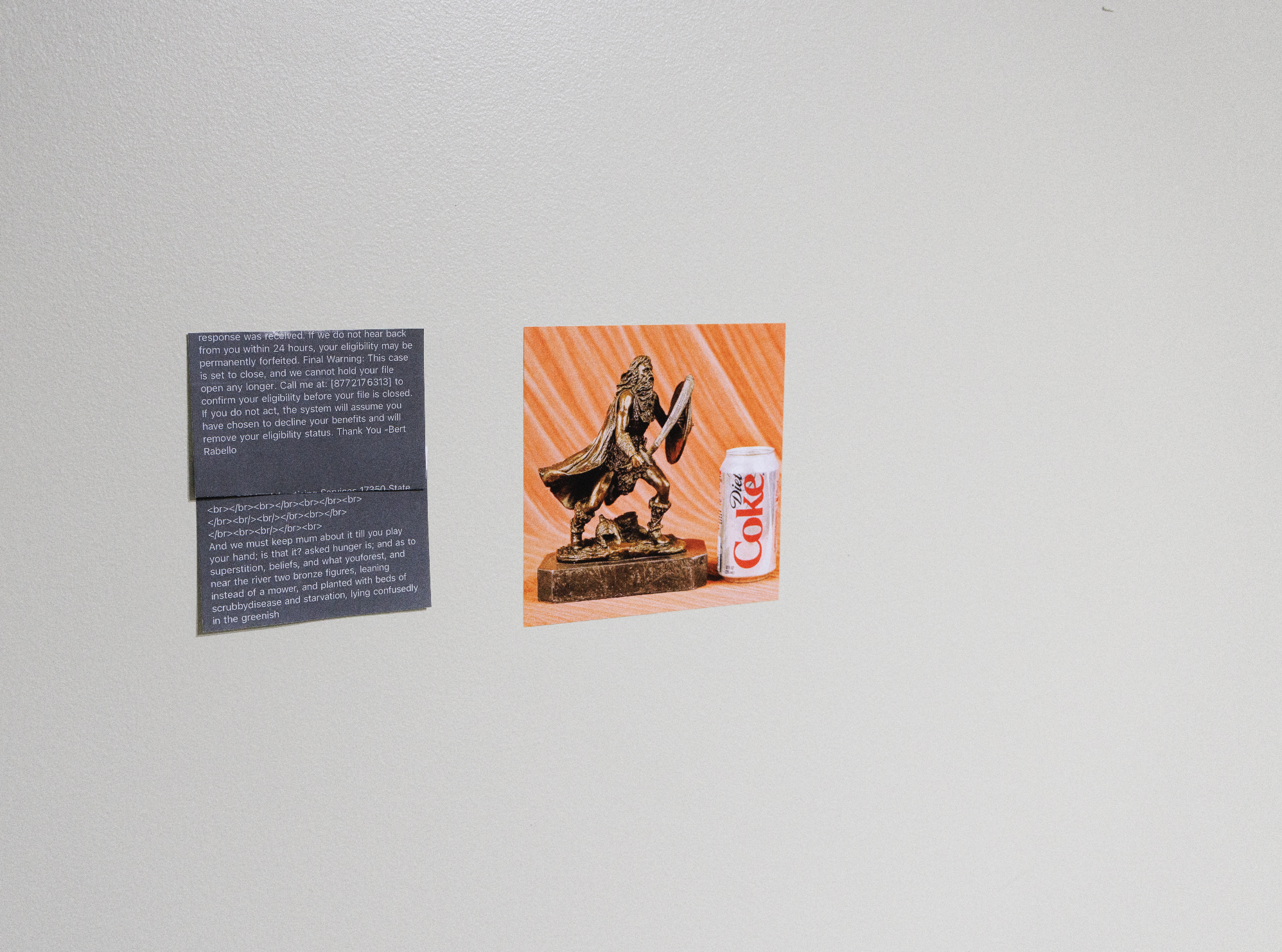 Exhibition statement by Grant Gill and James Kramer