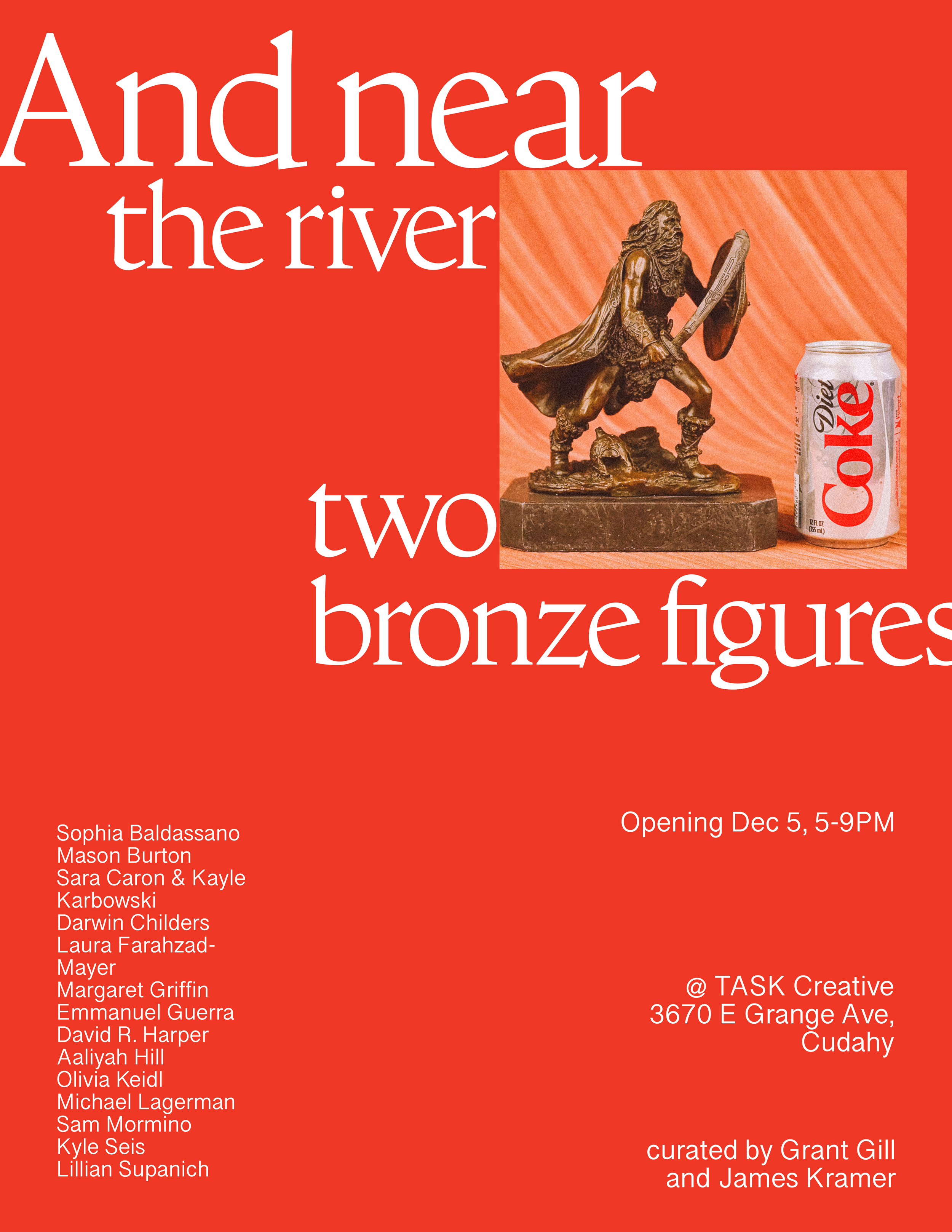 Exhibition poster designed by James Kramer