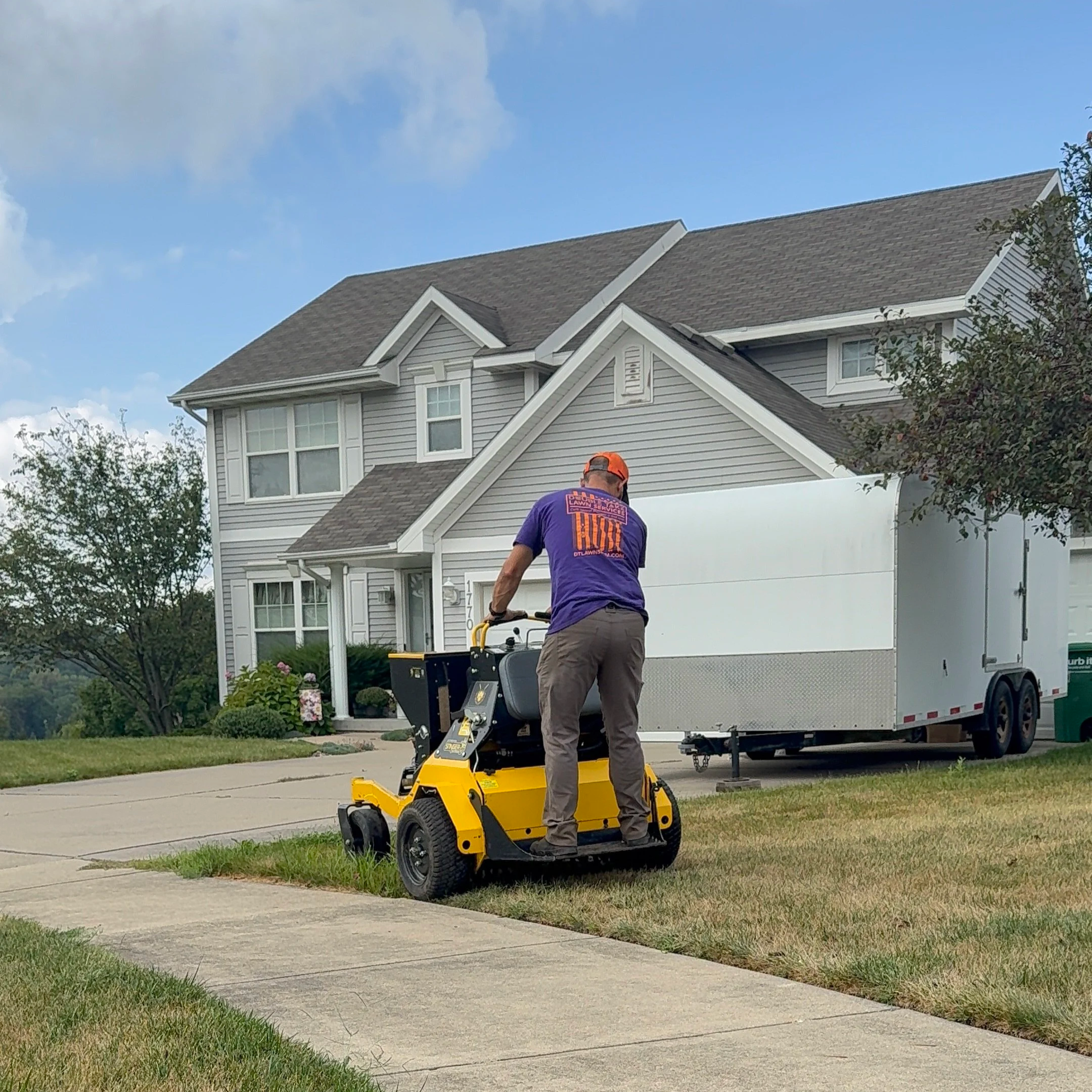 aeration, aerating a lawn, seeding a lawn