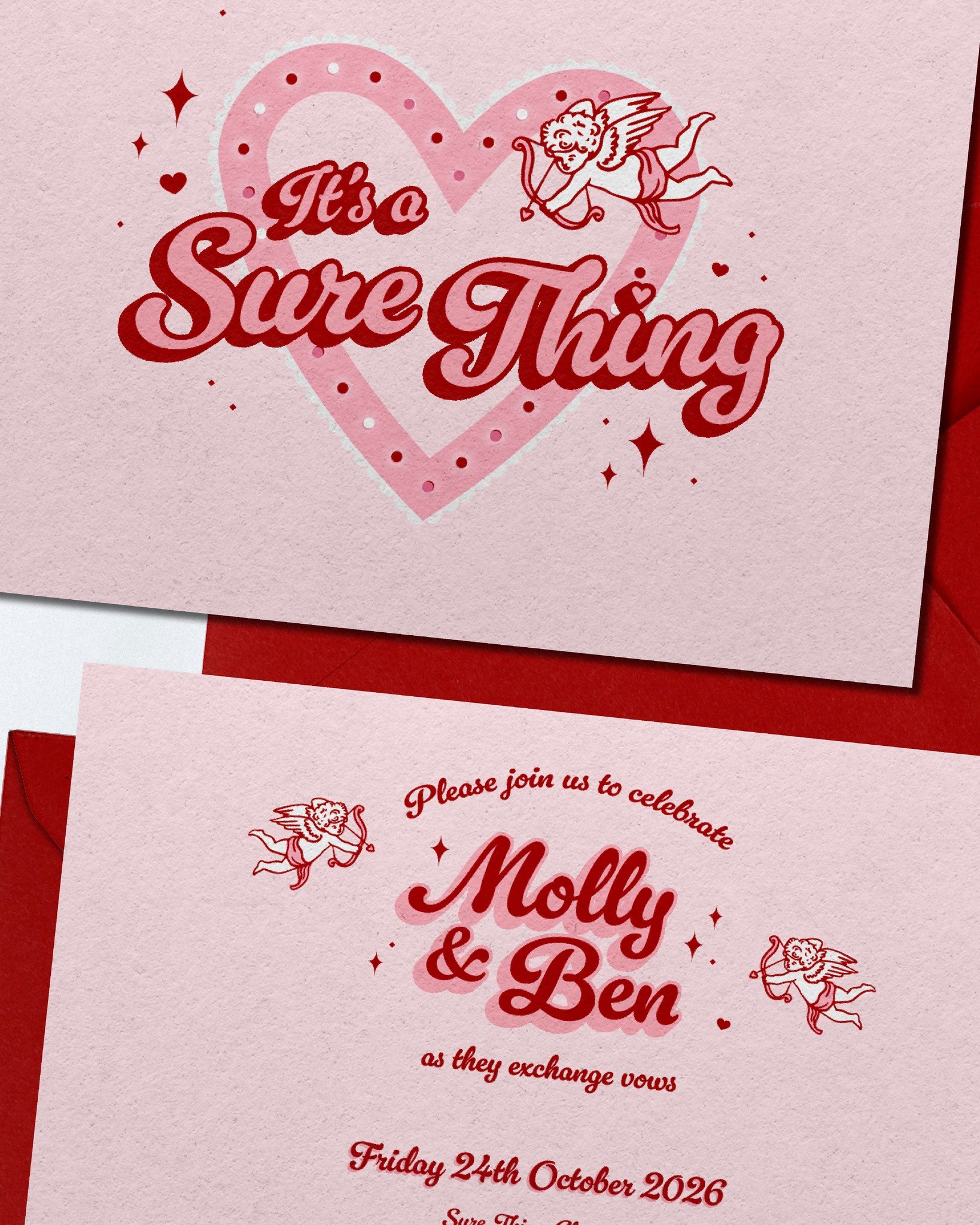 A little close up of my brand new Vegas-inspired wedding invitation designs 💌

Perfect for elopements &amp; intimate weddings at @surethingchapel located in the uniquely retro historic area of the original Las Vegas 💕🎰

For your own, get in touch 