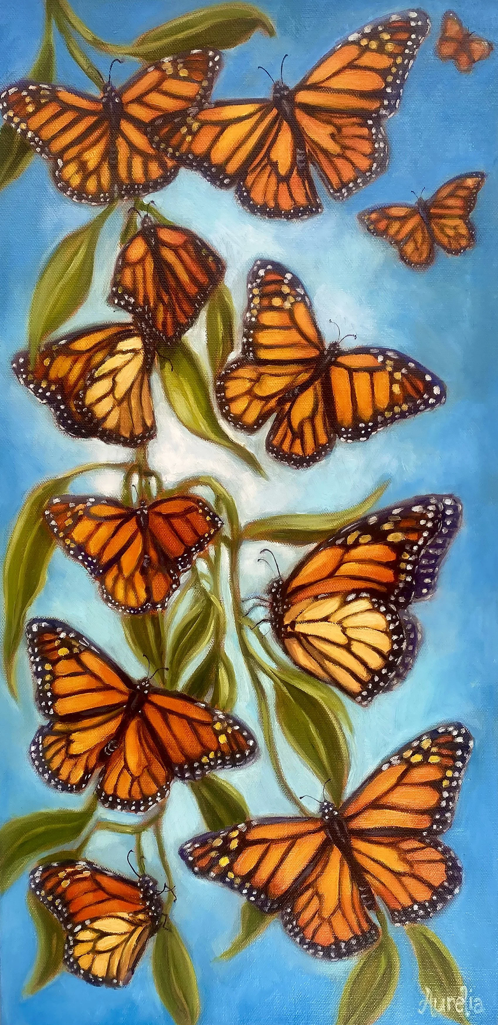 "Wings of Change"
12" x 24"
Oil on Wrapped Canvas