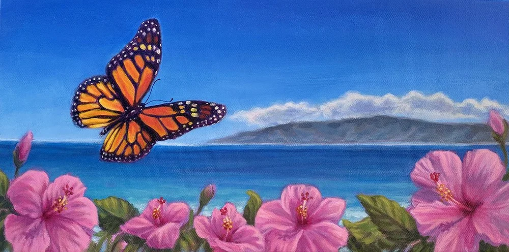"Butterfly Tranquility"
"12 x 24"
Oil on Wrapped Canvas, SOLD, PRINTS AVAILABLE