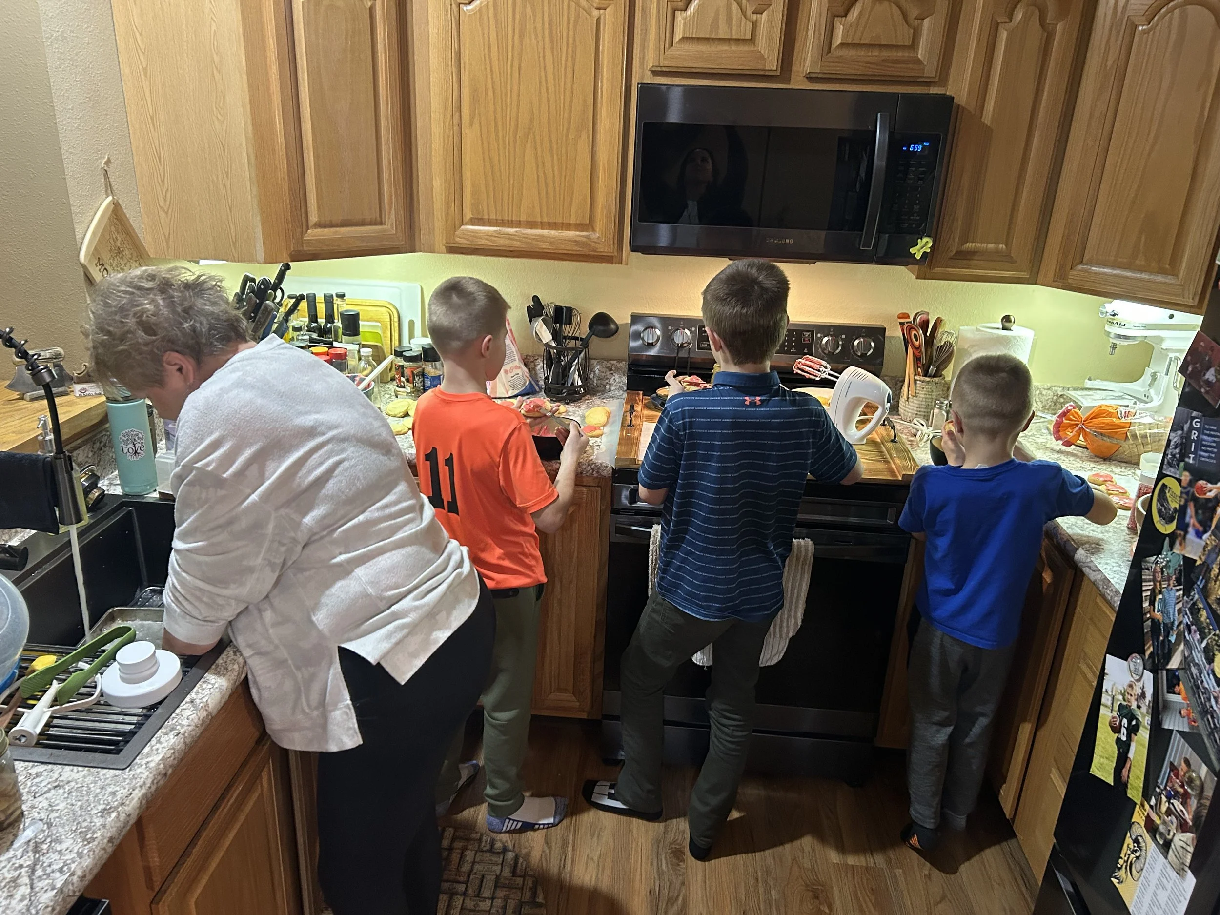 Valentines Cookies with Grammie