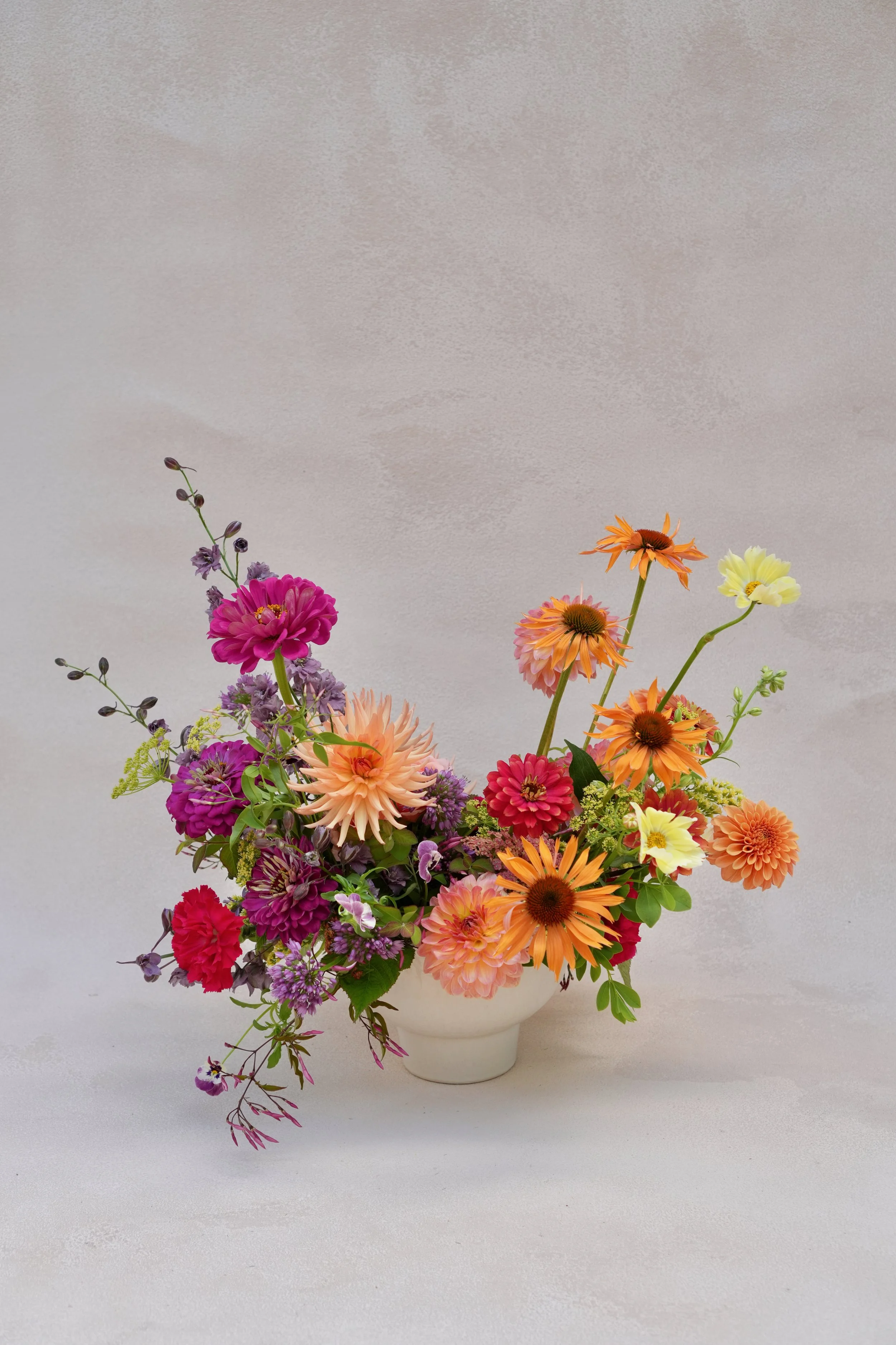 Luxe centerpiece, brights