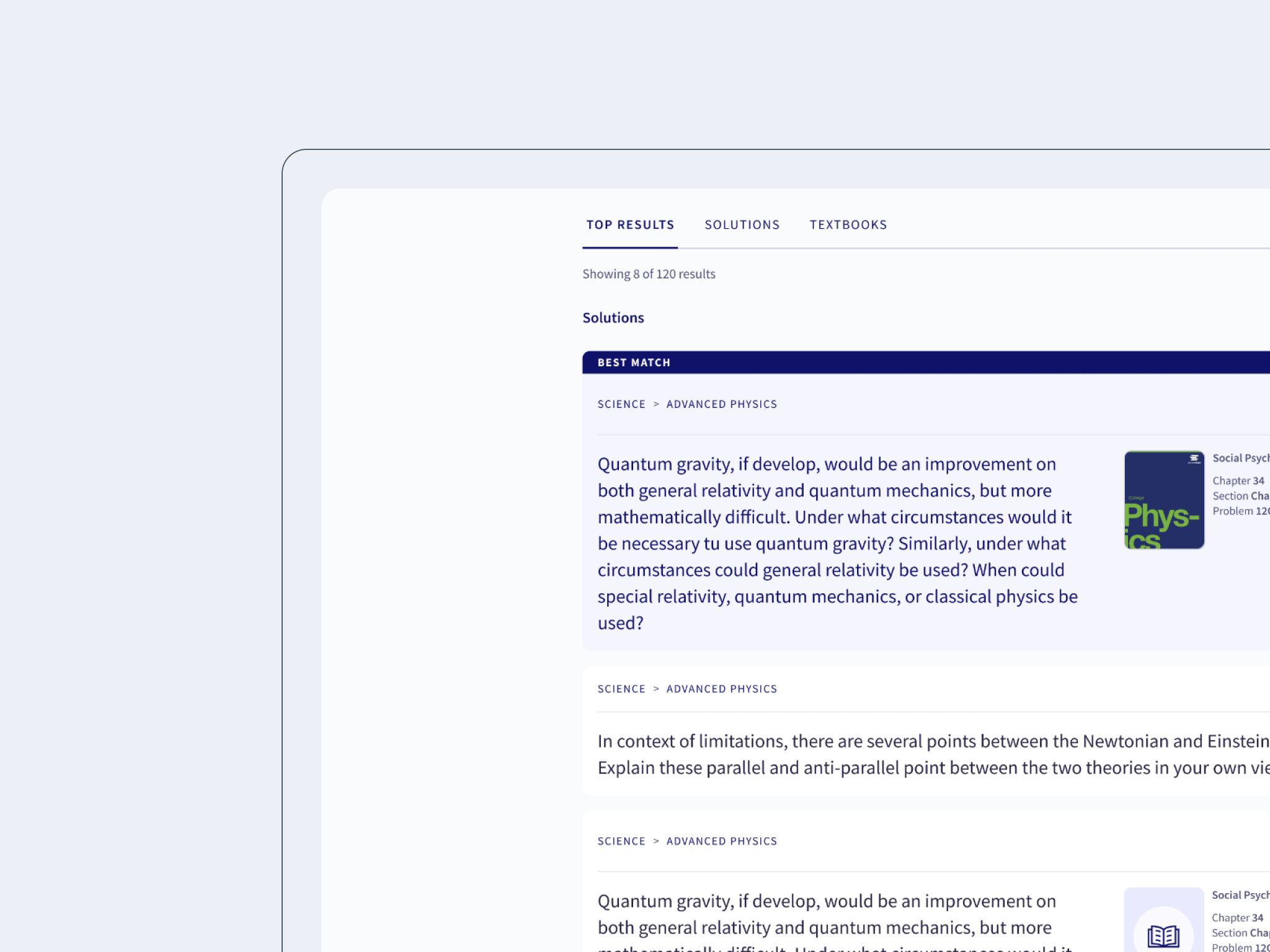 Search Experience | Bartleby