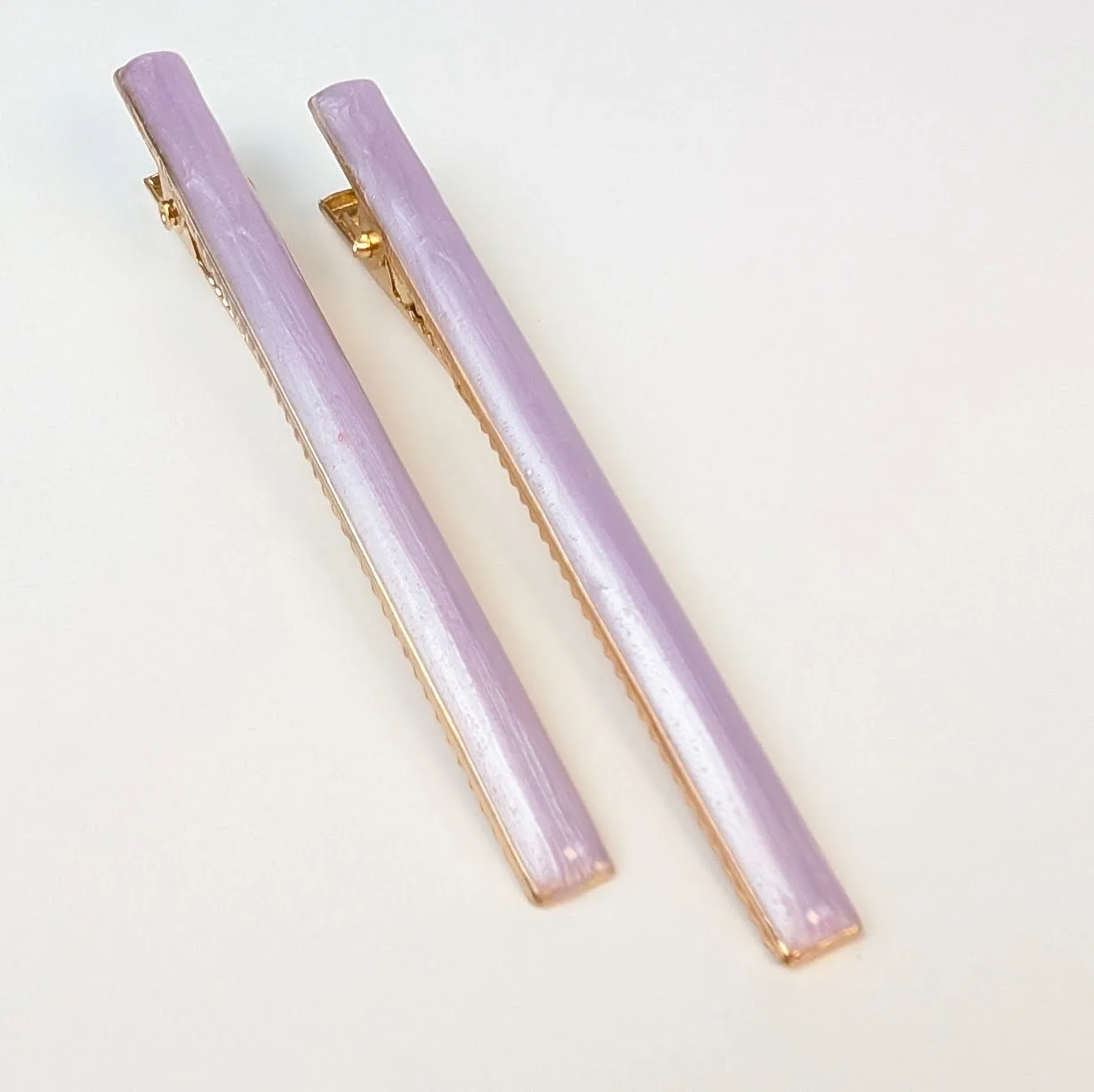 Green and Gold Glitter Hair Clip