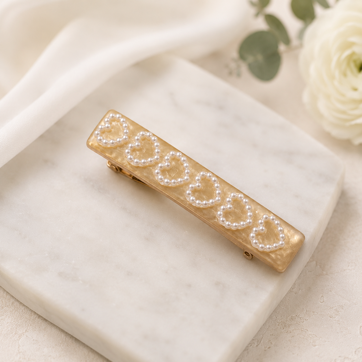 Romantic Heart Barrette
