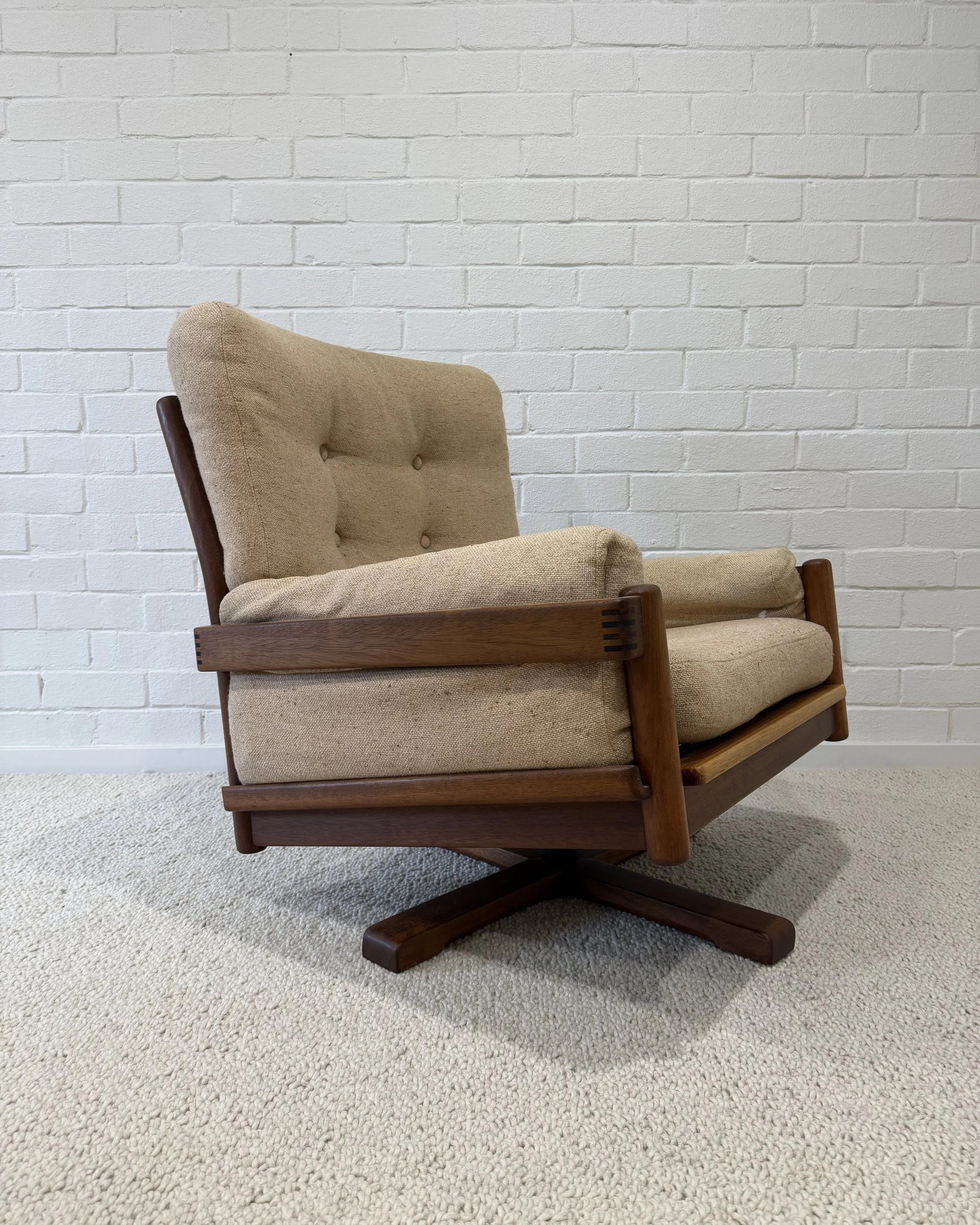 Pair of Mareka Swivel Armchairs by Danish Deluxe