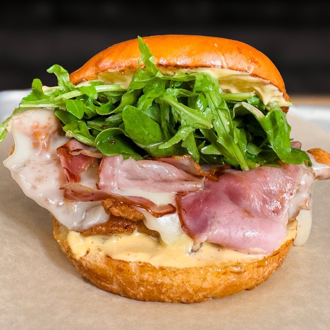 🙋&zwj;♀️ There is a NEW burger and milkshake on the menu! The French Bird and Bananas Foster Milkshake. ⤵️

The French Bird: 🍔 Fiamma fried chicken thigh with smoked ham, creamy Swiss cheese and a smear of dijon mayo. Topped with arugula salad toss